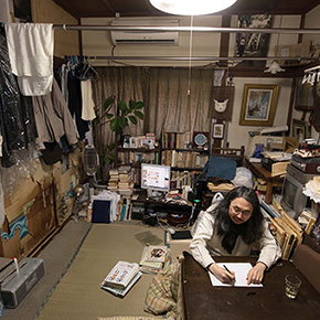 ここにも板極道あり――藤宮史の木版漫画
